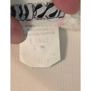 Vintage Trissi Wrap Skirt Cream A-Line Dacron Polyester 70s size 8